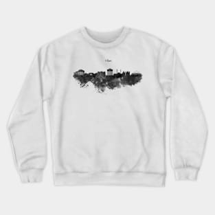 Athens Black and White Skyline Crewneck Sweatshirt